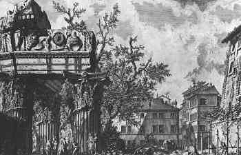 Piranesi: the temple of Jupiter
